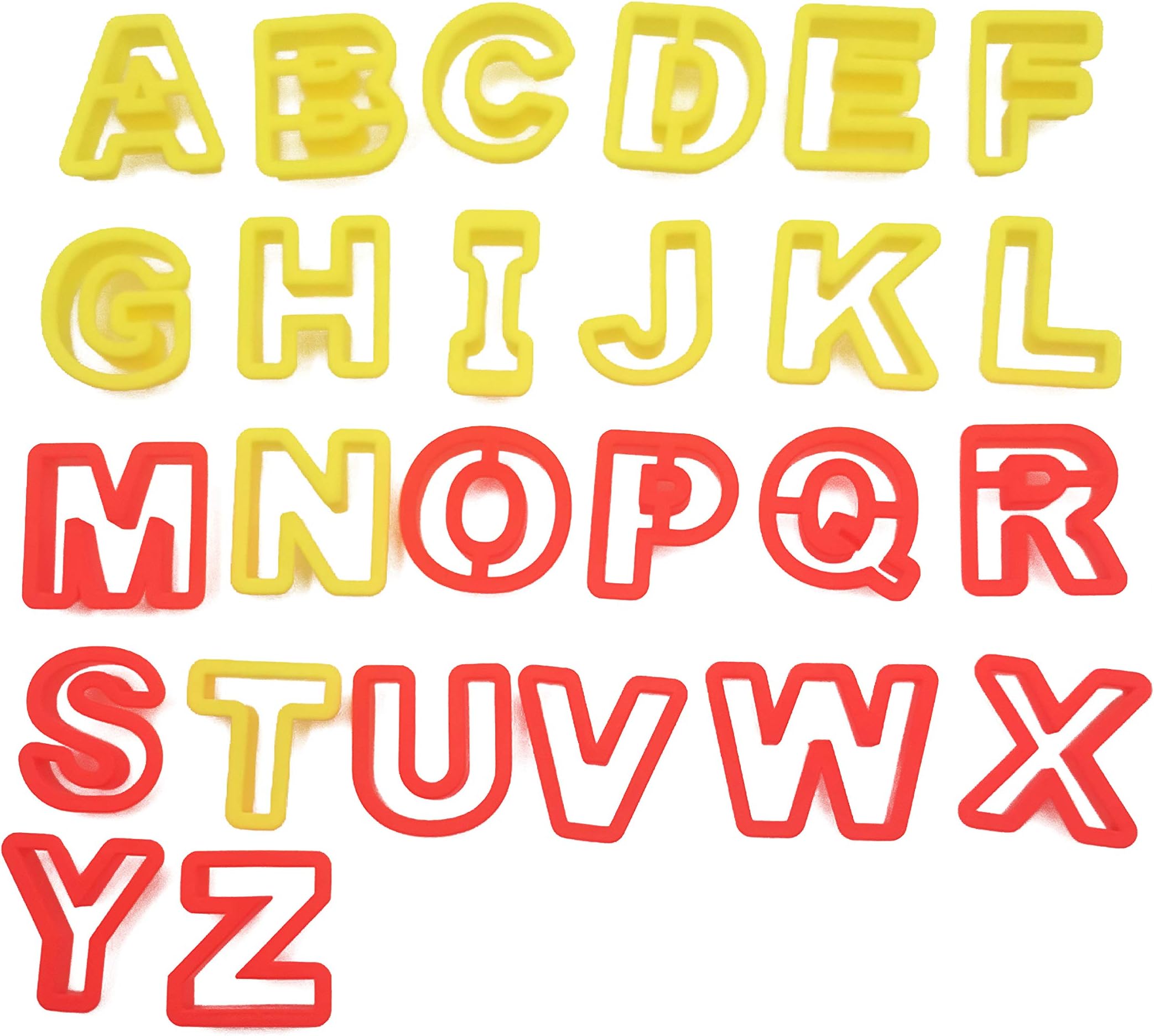 YOUREN 26 Letters Alphabet Kinetic Motion Sand Modeling Mold Tool Toys