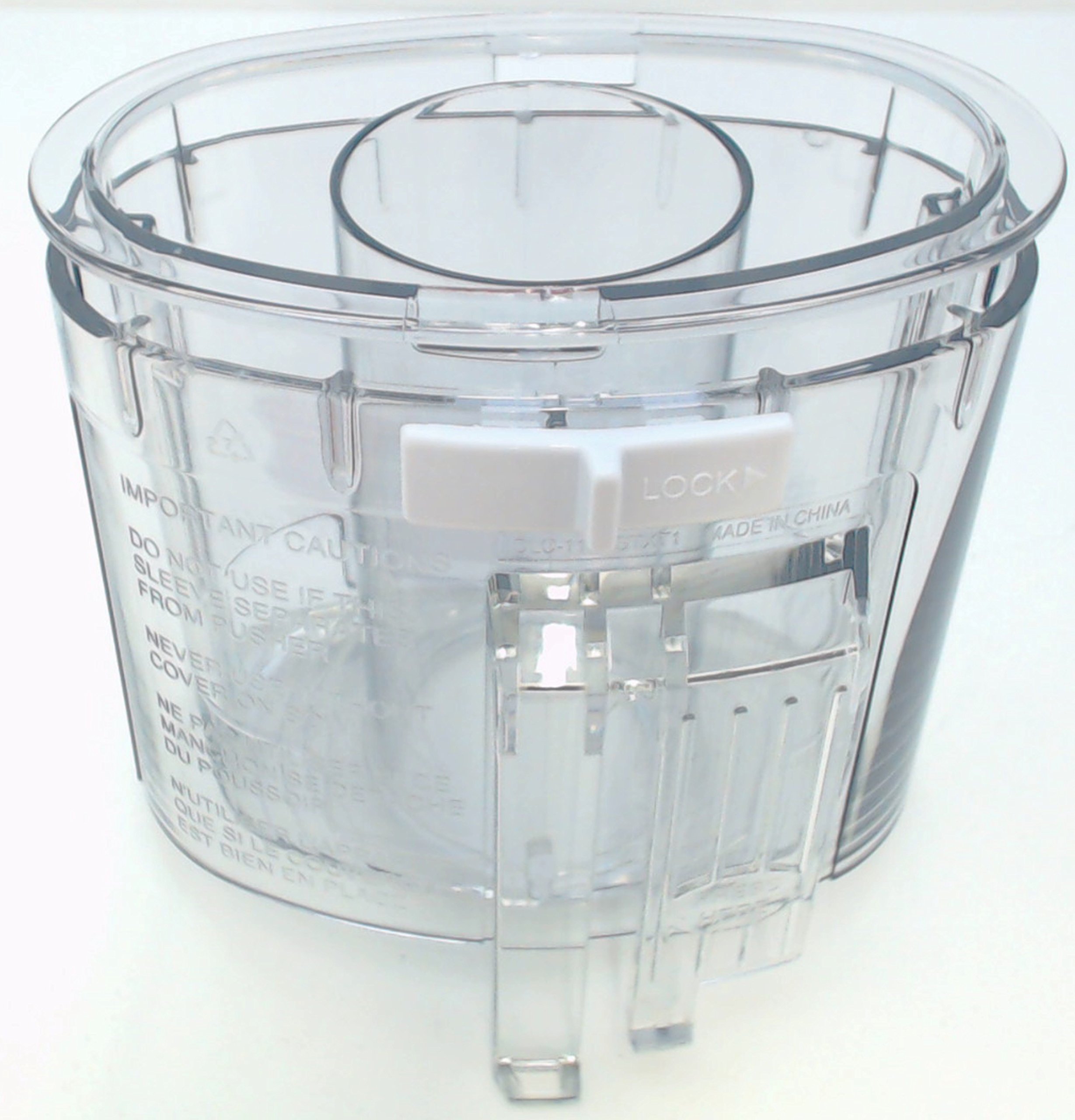 Cuisinart Pusher & Sleeve Assembly, Large, Gray