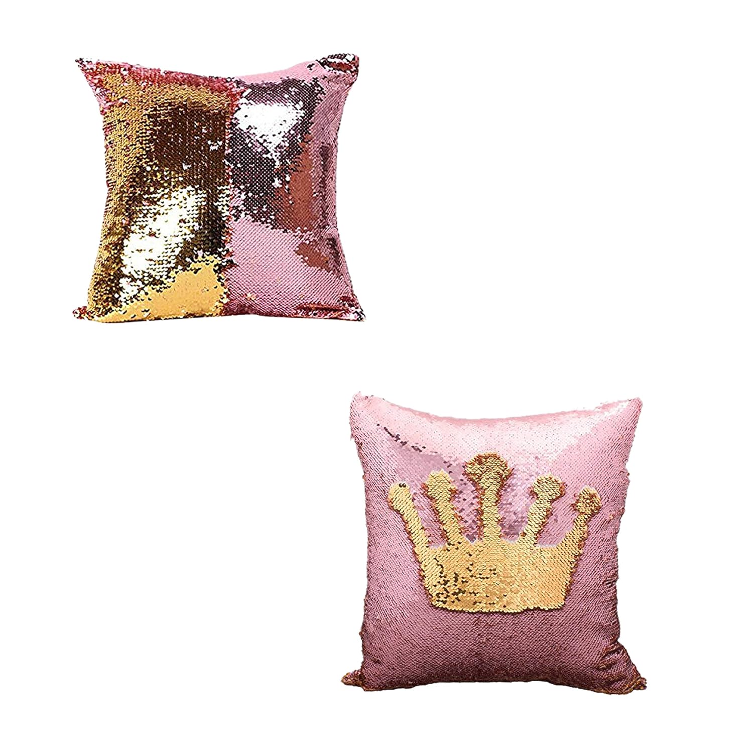 Buy Kartik Cushion Cover 16x16 Set Of 2 Sequin Mermaid Throw