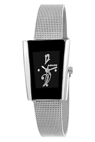 Analogue Black Dial Womens Watch - 10I