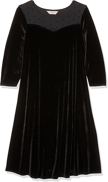 dorothy perkins black velvet dress