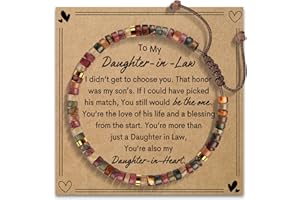 AGOT Daughter in Law Bracelets Gifts: Dear Daughter in Law Birthday Gifts from Mother in Law