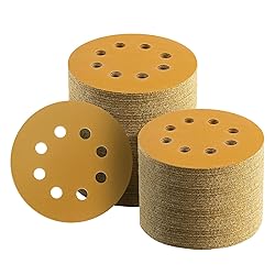 Keeimp 100 Pcs 5 Inch Sanding Discs Hook and
