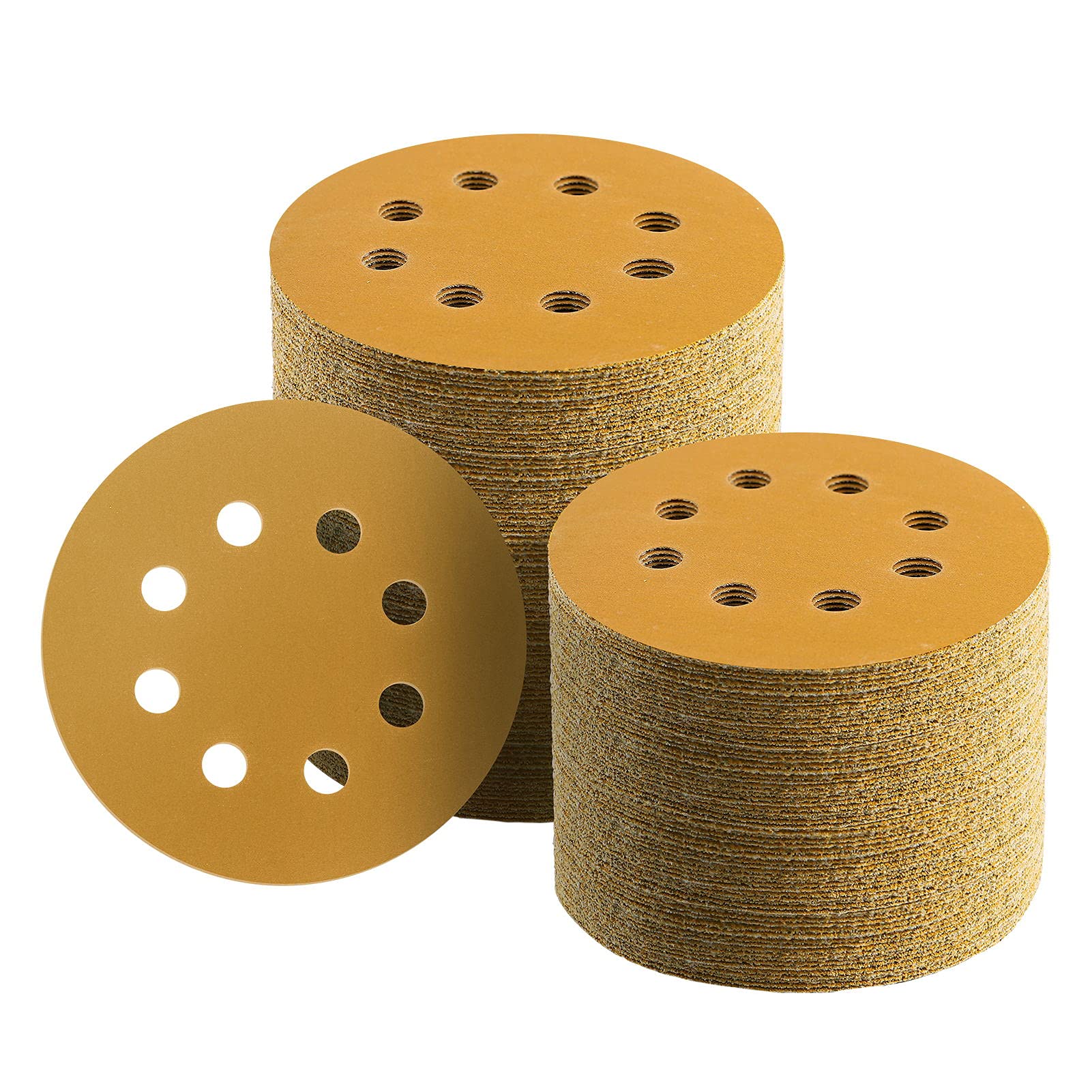 Keeimp 100 Pcs 5 Inch Sanding Discs Hook and