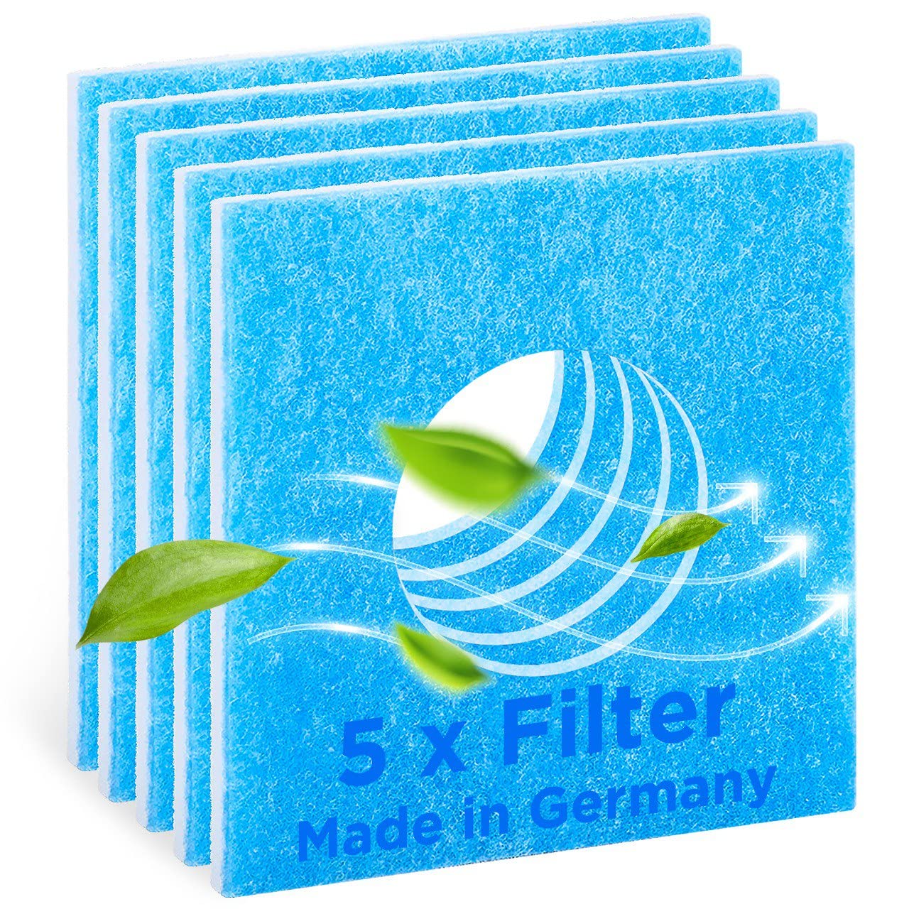BremerLuft 5 Filters for Limodor Limot Ventilation Devices LF/ELF and F/C, F-LF/5 00010 LIG Replacement Dust Air Filter, Polyester or Pleated Paper