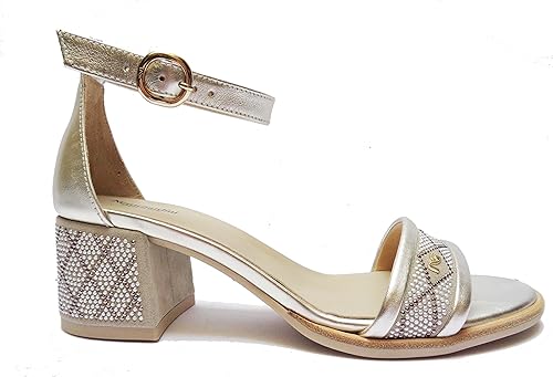 nero giardini sandali platino