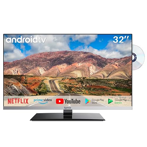 SYLVOX Smart RV TV, 32 inch TVs with DVD Player Built-in, 12 Volt for ...