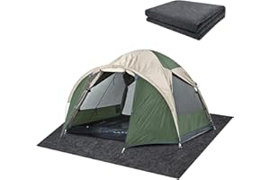 DECOHS 6.2 x 5 Ft Camping Tent Carpet Mat - Waterproof Outdoor Tent Rug - Portable Cuttable Picnic Camping Floor Blanket for Lawn Supplies