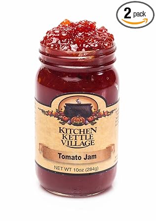 Amazon Com Tomato Jam Preserves Kitchen Kettle Village 10 Oz