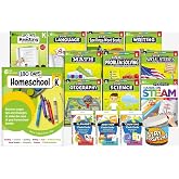 180 Days&reg; Homeschool Kindergarten Set: Every Subject, Every Day (ten 180 Days&reg; activity books, three flash card decks, and one In a Jar activity cards, and a parent guide): Every Subject, Every Day