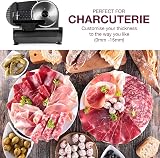 Andrew James Electric Food Slicer 150W with 3 Blades 19cm Cured Meat Bread view 4