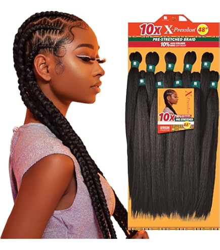 Amazon.com : Sensationnel X-pression prestretched braiding hair