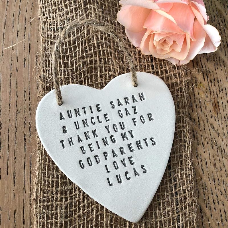 Personalised Godparent Keepsake, Godparents Gift, Godparents Thank You Gifts Amazon.co.uk Handmade