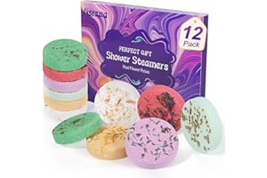 NSRZUA Shower Steamers Aromatherapy Birthday Gifts for Women-12 Pack Mothers Day Gifts,Gifts for Grandma,Wife,Mothers,Stress Relief and Relaxation Gifts for Women and Men,Created Your Own Home SPA
