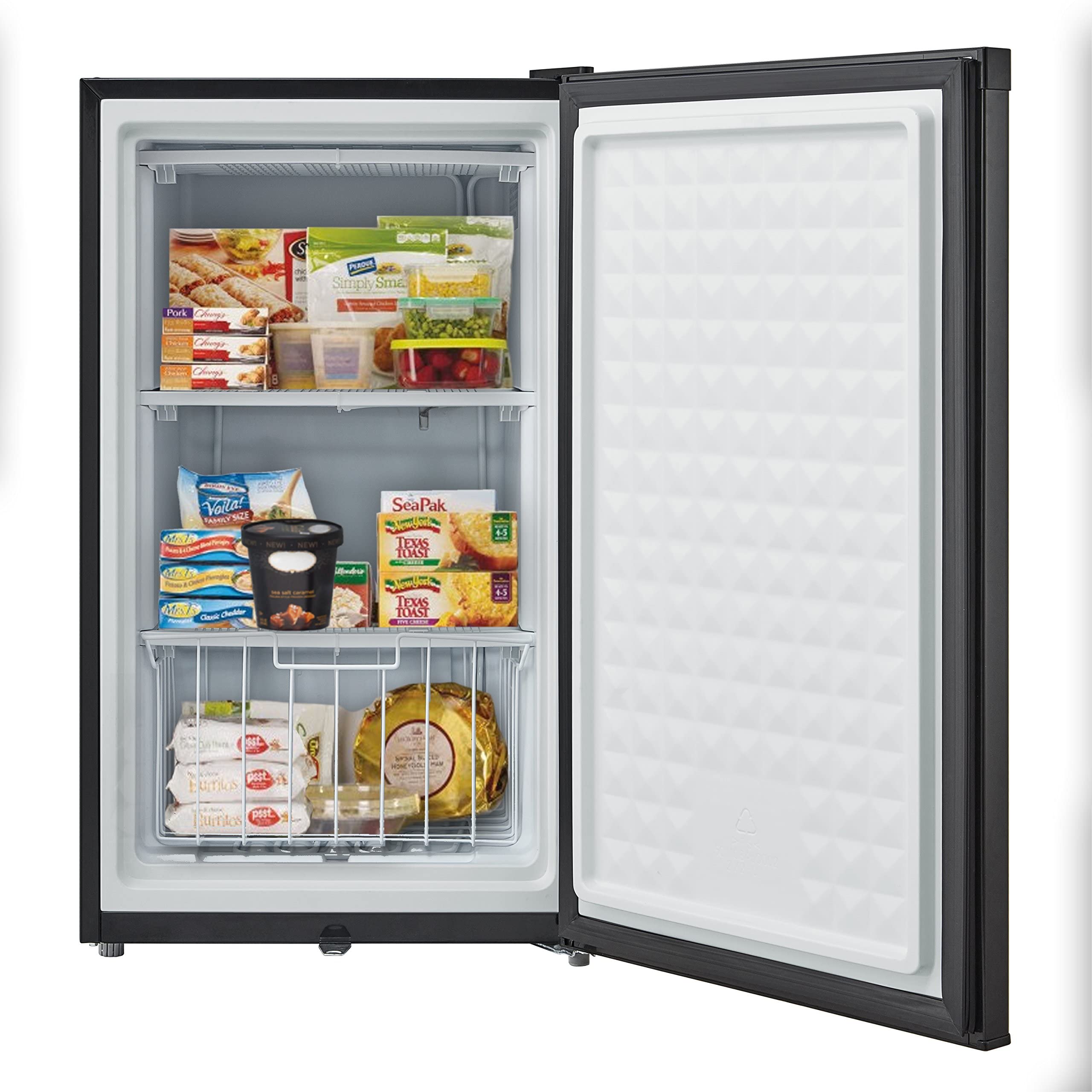Wokez 3.0 cu. ft. Upright Freezer with Lock, 3 Cubic Feet