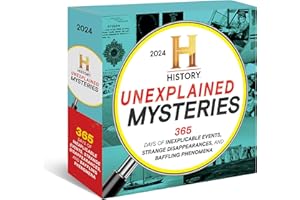 2024 History Channel Unexplained Mysteries Boxed Calendar: Inexplicable Events, Strange Disappearances, Baffling Phenomena (Daily Desk Gift for True Crime Fans) (Moments in HISTORY™ Calendars)