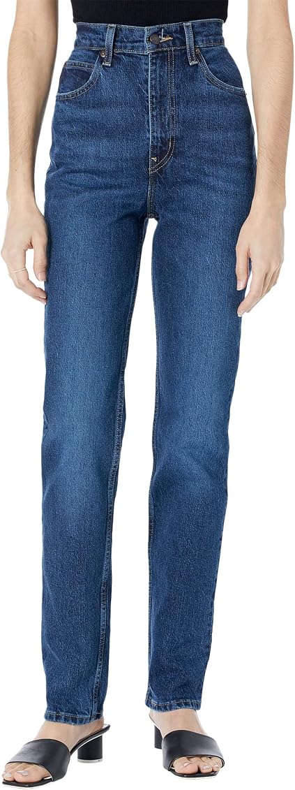 70s High Slim Straight Jeans 