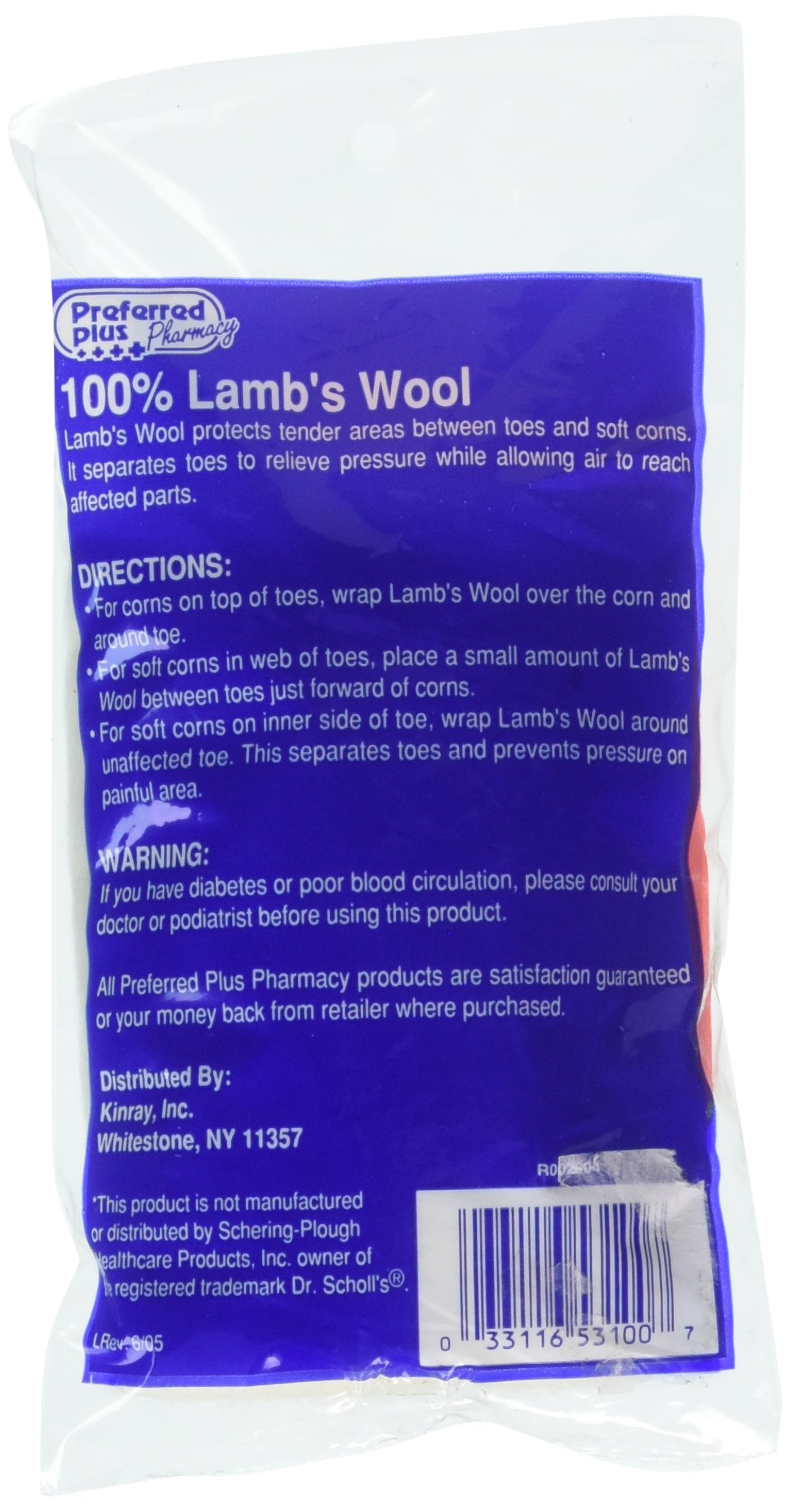 100 Lamb's Wool Padding
