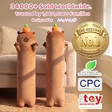 Mewaii 20in Long Capybara Plush Body Pillow Soft Squishy Cute Gift view 2