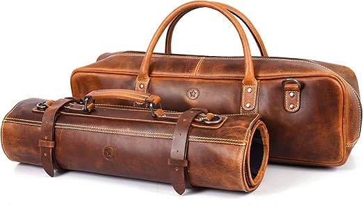 leather roll bags