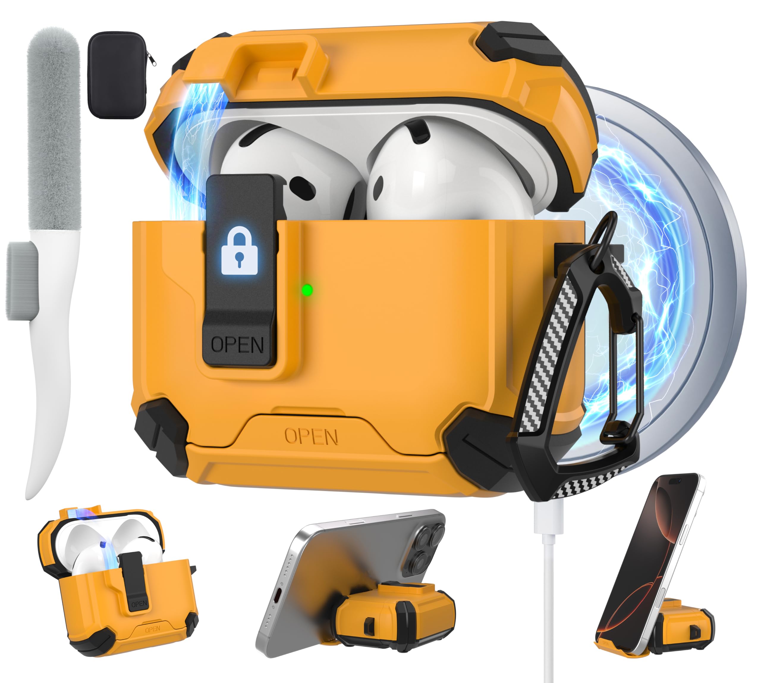 Maxjoy for AirPods 4 Case Cover 2024, AirPods 4th
