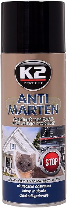 Anti-Marder-Spray Marderschutz Marderstop Marderschreck Marderabwehr Motorraum Unterbodenbereich Unterbodenschutz Marder Nage