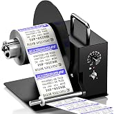 Automatic Label Rewinder, Auto-Sync Thermal Label Rewinder, 2-Way Label Rewinding Machine for &Oslash;1.6&rdquo;/3.0" Cores, Supports No Core Rewinding, Max. &Oslash;7.1&rdquo; Label Roll (R3 Pro)