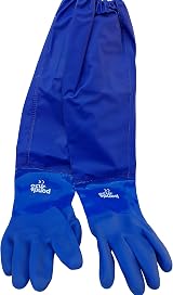 Pond H2O Long Full Arm Water Garden Gloves Latex Free Reusable Yard Pond view 2