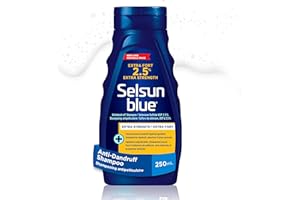 Selsun Blue 2.5% Extra Strength Anti-Dandruff Shampoo, Clinically Proven Selenium Sulfide, Dandruff Treatment, Seborrhea and 