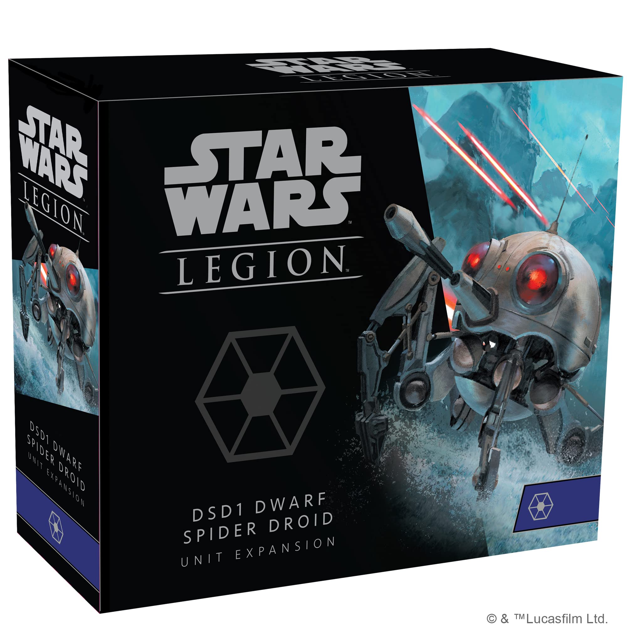 Atomic Mass Games | Star Wars Legion: Separatist Alliance Expansions: DSD1 Dwarf Spider Droid | Unit Expansion | Miniatures Game | Ages 14+ | 2 Players | 90 Minutes Playing Time, Multicolor, FFGSWL88
