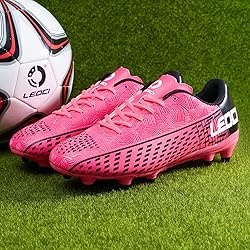 LEOCI Soccer Cleats for Women's and Men's Outdoor