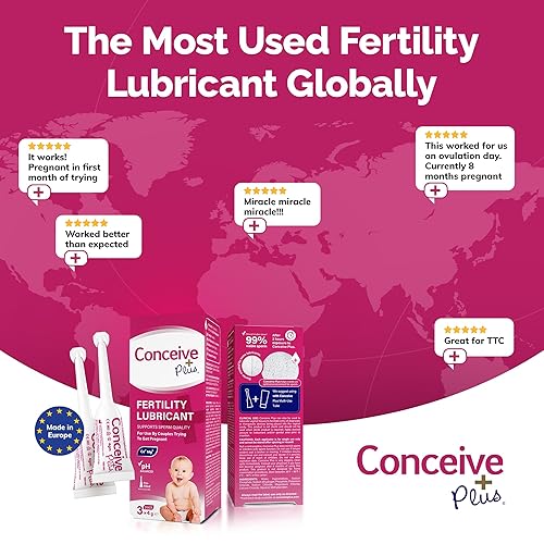 CONCEIVE PLUS Fertility Lubricant Pre Filled Applicators, Fertility & Sperm  Friendly Lube for Couples TTC - Water Based Vaginal Moisturizer Safe for  Pregnancy | 3 x 4g for Conception Support in Saudi