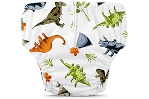 Charlie Banana Reusable Swim Diaper, Washable, Adjustable Drawstring for Baby Girls Boys, Soft and Snug Waterproof Fit to Pre