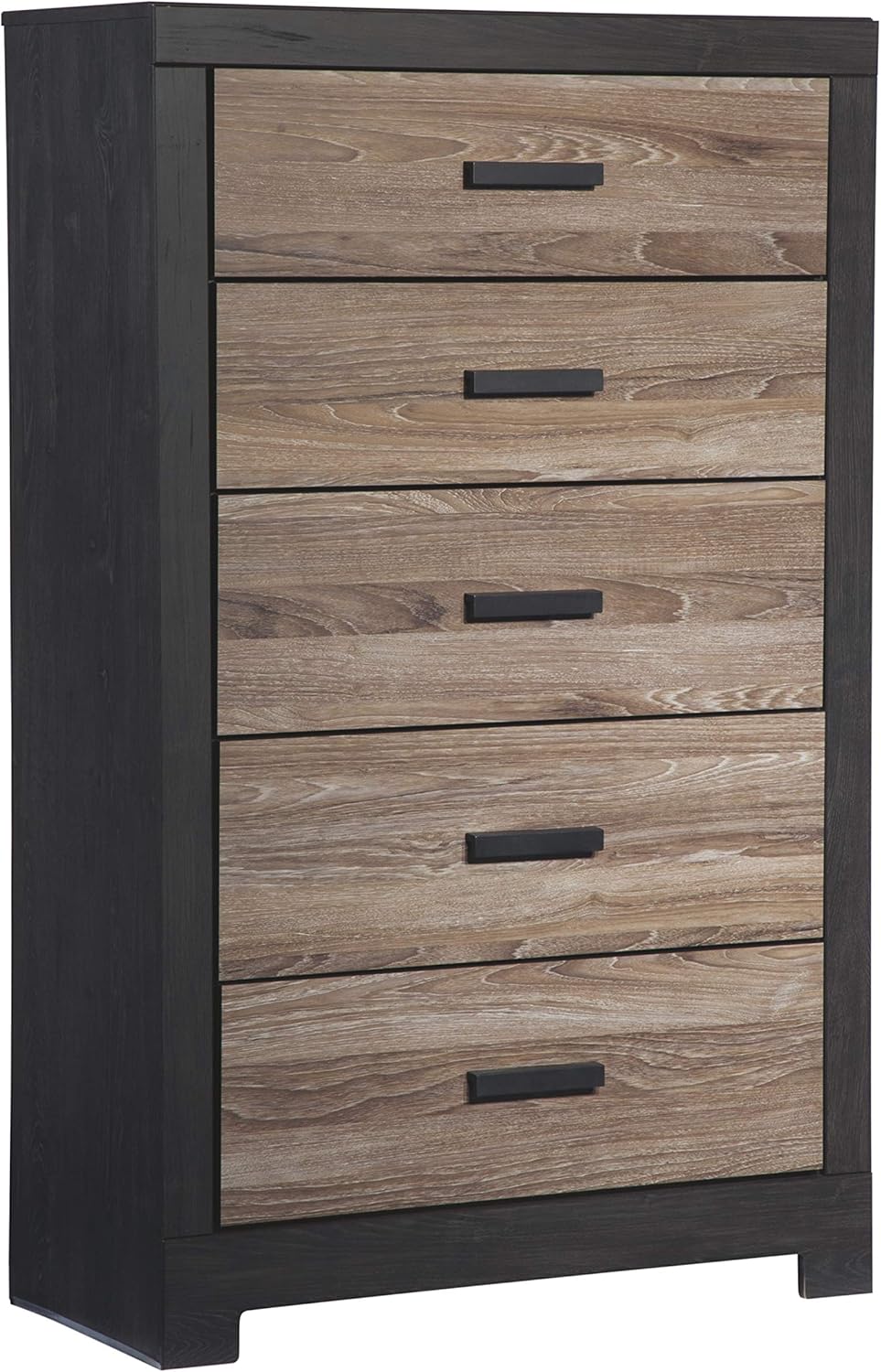 ashley design furniture on Amazon Com Ashley Furniture Signature Design Harlinton Chest Of Drawers 5 Drawer Dresser Contemporary Vintage Warm Gray Charcoal Furniture Decor