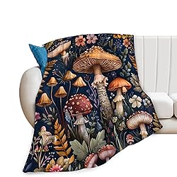Mushroom Blanket Mushroom Throw Blanket Mushroom