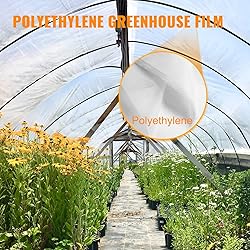 VEVOR Greenhouse Plastic Sheeting 8 x 25 ft, 6 Mil