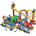 VTech Marble Rush - Dino Adventures Magnetic Set XL400 E - Interactive Marble Run with Exciting Track Elements and Various Assembly Options - for Children from 4-12 Years