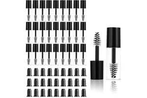 TUCNOEU 27Pcs Empty Mascara Tube with Eyelash Wand,3ml Mascara Tubes Empty for Castor Oil,Mini Eyelash Cream Container Bottle Eyelash Growth packing Tube,for Home and Travel