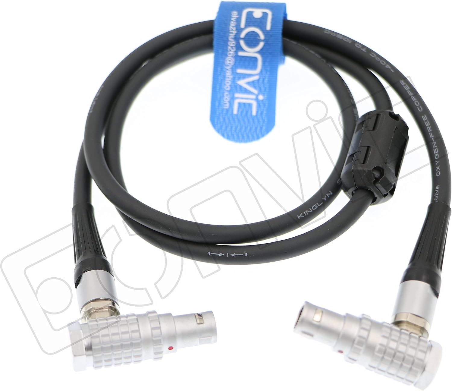Eonvic 31" Right Angle 16 Pin Male to Right Angle 16pin Male Cable LCD/EVF cable for Red Epic Camera
