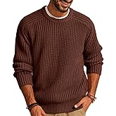 PJ PAUL JONES Mens Sweater Crewneck Knit Sweaters Casual Textured Pullover Sweater