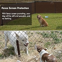 UPGRADE Privacy Fence Screen 5'x1' Brown Outdoor