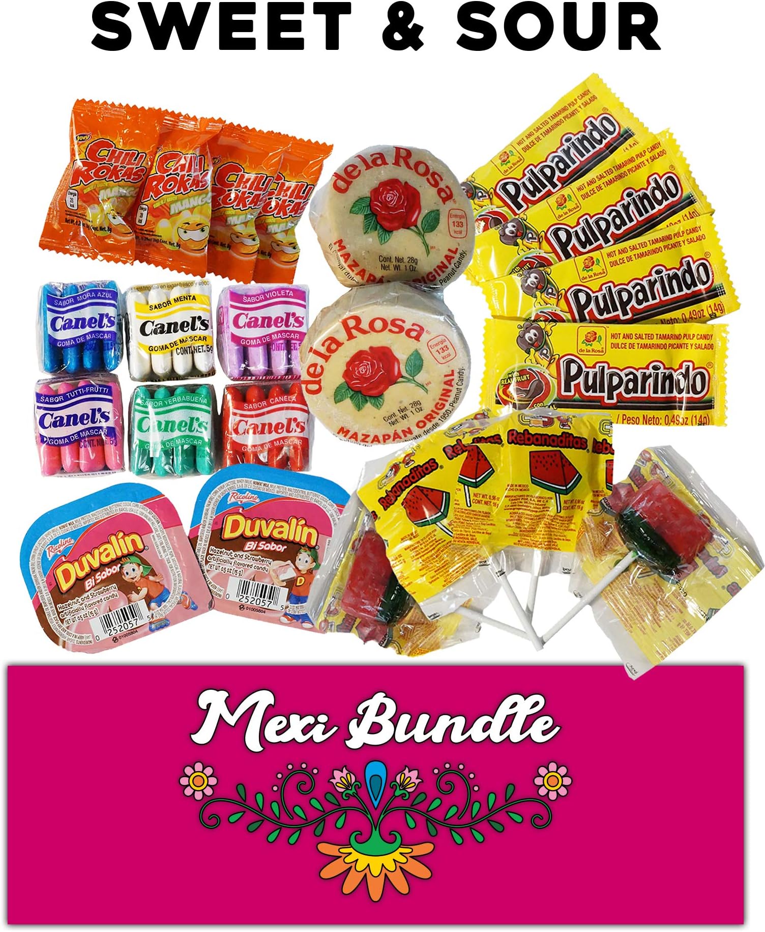Mexi Bundle | Mexican Candy Assortment | Sweet & Sour Bag |