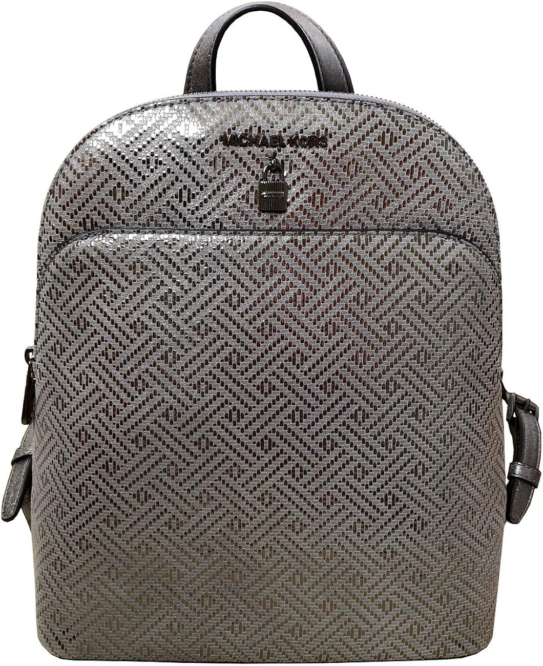 silver michael kors backpack