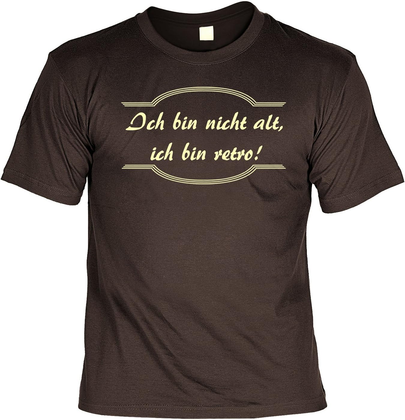 Lustige Sprüche Fun Tshirt Ich Bin Nicht alt, ich Bin Retro! Geburtstag Tshirt mit Urkunde