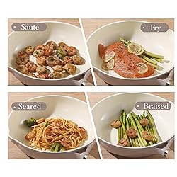 CAROTE 10" Ceramic Frying Pan Skillet, Non Stick