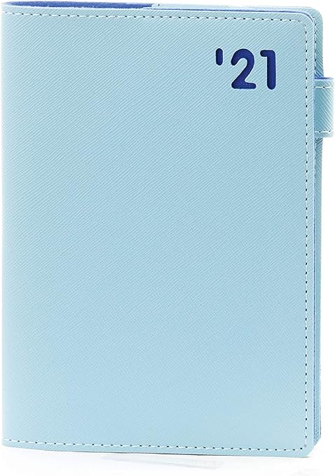 Amazon レイメイ藤井 カラーエッジダイアリー 手帳 21年 A6 ウィークリー ライトブルー Rfd2114h 年10月始まり 手帳 文房具 オフィス用品