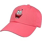 Popfunk Official Spongebob Character Faces Dad Hat - The U18 Adjustable Relaxed-Fit Cap - Unisex for Men and Women