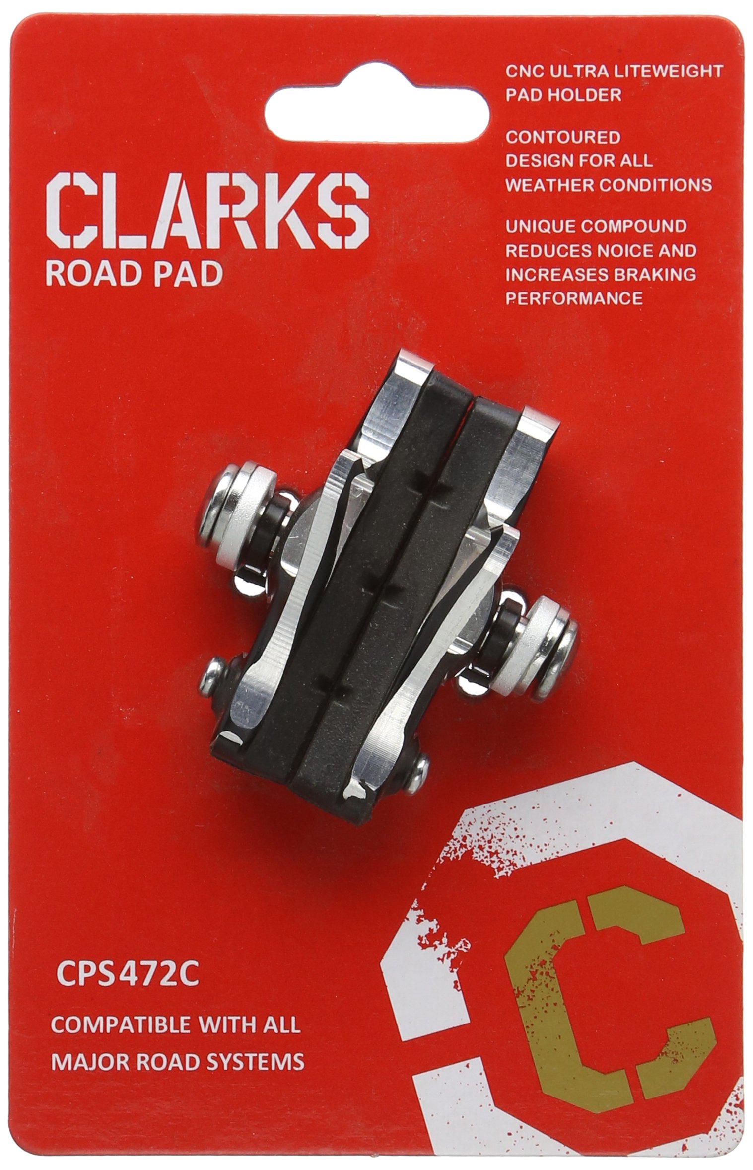 Clarks CPS472 Brake Shoe Cycle Component - Black