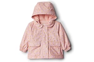 Amazon Essentials x Sofia Grainge Toddlers and Baby Girls' Water-Repellent Rain Jacket