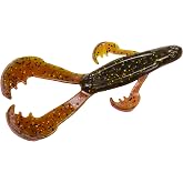 Strike King Rage Space Monkey Fishing Lure, Falcon Lake Craw | 4-Inches, 6-Pack